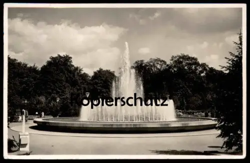 ALTE POSTKARTE DRESDNER JAHRESSCHAU 1937 GARTEN UND HEIM AN DER WASSERKUNST Dresden Ansichtskarte postcard cpa AK