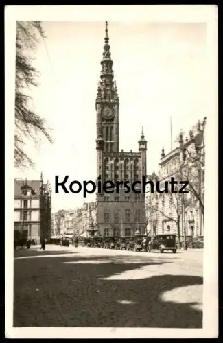 ALTE POSTKARTE DANZIG RATHAUS Gdansk Polska AK postcard cpa Ansichtskarte