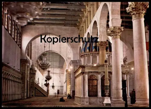 ÄLTERE POSTKARTE DAMASCUS ST. JOHN'S TOMB DAMAS Mosque Tombeau Damaskus Syria Syrie Syrien Ansichtskarte cpa postcard AK