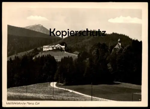 ÄLTERE POSTKARTE WALLFAHRTSKIRCHE MARIA ECK SIEGSDORF Kloster Kirche cpa AK Ansichtskarte postcard