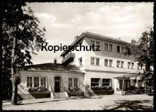 ÄLTERE POSTKARTE HOTEL LINDENHOF BAD MEINBERG BESITZER GUSTAV STILLE OSTWESTFALEN Ansichtskarte cpa postcard AK