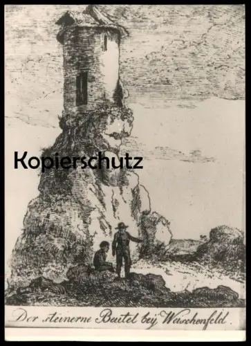 ÄLTERE POSTKARTE DER STEINERNE BEUTEL BEY WEISCHENFELD Waischenfeld Franken postcard cpa Ansichtskarte AK