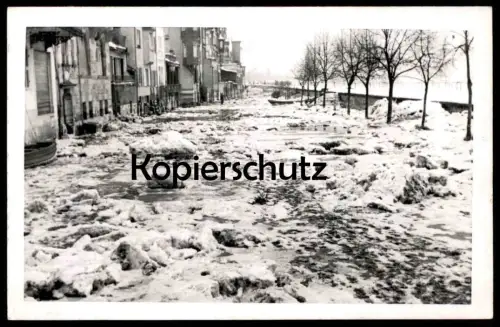 ALTE POSTKARTE ZELL MOSEL EISGANG 1940 EIS ZUGEFRORENE MOSEL WINTER frozen gelée cpa postcard Ansichtskarte AK