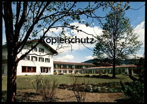 ÄLTERE POSTKARTE ALPENSANATORIUM BAD WIESSEE SANATORIUM DEFREGGERWEG postcard Ansichtskarte cpa AK