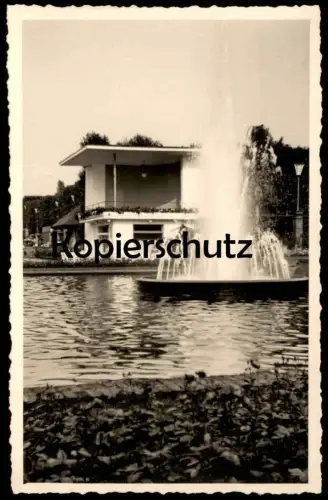ALTE ORIGINAL PHOTO POSTKARTE ESSEN GRUGA SPRINGBRUNNEN WASSERSPIELE Foto Brunnen fontaine fountain AK postcard cpa