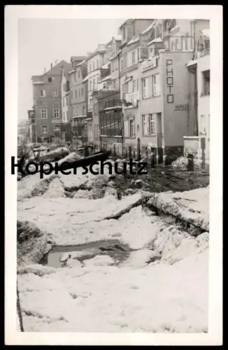 ALTE POSTKARTE ZELL MOSEL EISGANG 1940 PHOTO HAUS ZUGEFRORENE MOSEL WINTER frozen gelée cpa postcard Ansichtskarte AK