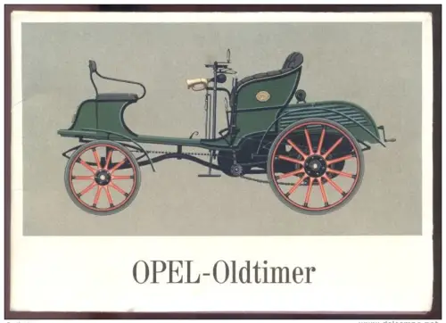 ÄLTERES KOMPLETTES POSTKARTEN BOOKLET OPEL OLDTIMER ADAM OPEL AG Lutzmann Laubfrosch Tonneau Darracq Torpedo Phaeton car