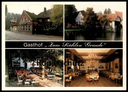 ÄLTERE POSTKARTE WARENDORF VINNENBERG GASTHOF ZUM KÜHLEN GRUNDE M. SCHURAD postcard Ansichtskarte AK cpa
