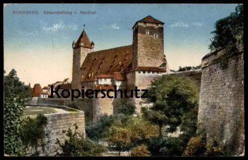 ALTE POSTKARTE NÜRNBERG KAISERSTALLUNG VON NORDOST STALLUNG postcard Ansichtskarte cpa AK