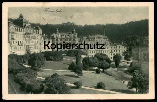 ALTE POSTKARTE MARIENBAD PANORAMA Marianske Lazne postcard Ansichtskarte cpa AK