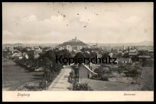 ALTE POSTKARTE SIEGBURG PANORAMA 1910 GESAMTANSICHT HÄUSER GÄRTEN ABTEI MICHAELSBERG TOTAL Ansichtskarte postcard cpa AK