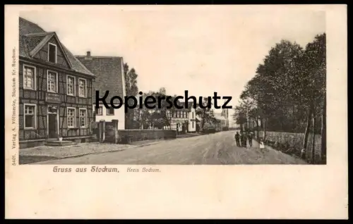 ALTE POSTKARTE GRUSS AUS STOCKUM KREIS BOCHUM GASTWIRTSCHAFT VON HERMANN STEFFEN WITTEN Ansichtskarte postcard cpa AK