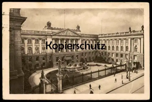 ALTE POSTKARTE BERLIN HERRENHAUS LEIPZIGER STRASSE Ansichtskarte cpa postcard AK