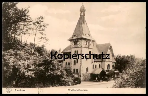 ALTE POSTKARTE AACHEN WALDSCHLÖSSCHEN Aix-la-chapelle Aken postcard AK Ansichtskarte cpa