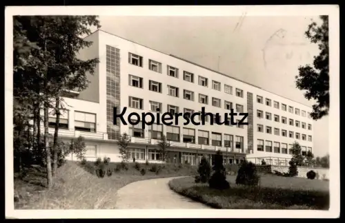 ALTE POSTKARTE DOBRISI SANATORIUM FÜR NERVENKRANKHEITEN 1948 Tschechische Republik Ansichtskarte cpa postcard AK