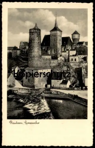 ALTE POSTKARTE BAUTZEN SPREEWEHR GESCHRIEBEN VOM BISCHOF VON MEISSEN PETRUS LEGGE VERFASSER 1938 bishop Autogramm AK cpa