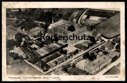 ALTE POSTKARTE GRUBBENVORST PENSIONAAT LA PROVIDENCE Luftbild Niederlande Limburg Nederland Ansichtskarte cpa postcard