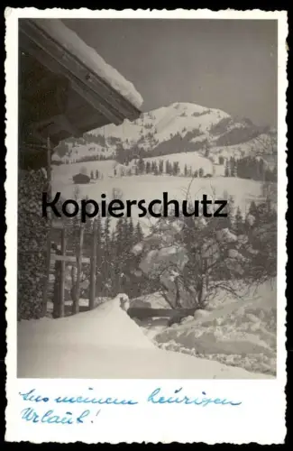 ALTE POSTKARTE AUS MEINEM HEURIGEN URLAUB STEMPEL WELS OBERÖSTERREICH 1944 Schnee Berg Ansichtskarte AK cpa postcard