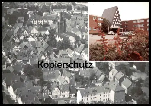 ÄLTERE POSTKARTE WARENDORFS ALTSTADT VOM MÜNSTERTOR AUS ALTERSHEIM Warendorf postcard Ansichtskarte cpa AK