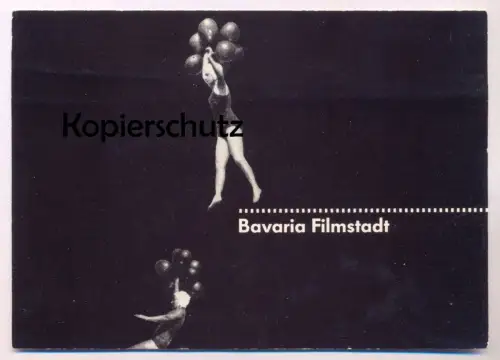 ÄLTERE POSTKARTE BAVARIA FILMSTADT ZIRKUS ARTIST BALLONS balloons Film circus cpa postcard Ansichtskarte AK