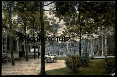 ALTE POSTKARTE TRUPPENÜBUNGSPLATZ ZEITHAIN OFFIZIERSPARK Truppen-Übungsplatz Sachsen Ansichtskarte AK cpa postcard