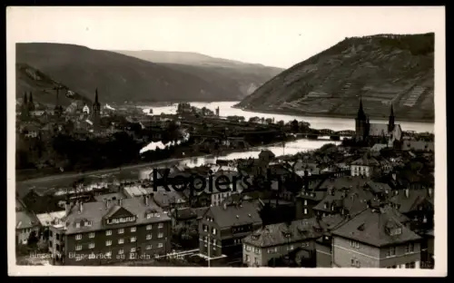 ÄLTERE POSTKARTE BINGEN UND BINGERBRÜCK AN RHEIN UND NAHE DAMPFLOK steam train Ansichtskarte postcard AK cpa