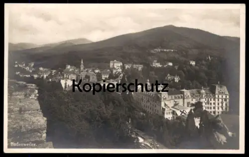 ALTE POSTKARTE BADENWEILER 1927 TOTALANSICHT GESAMTANSICHT PANORAMA TOTAL Ansichtskarte AK postcard cpa