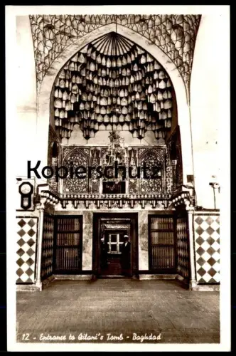 ÄLTERE POSTKARTE BAGHDAD ENTRANCE TO GILANI'S TOMB grave Bagdad Irak Iraq cpa postcard AK Ansichtskarte