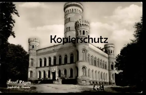 ALTE POSTKARTE INSEL RÜGEN JAGDSCHLOSS GRANITZ Schloss chateau castle cpa postcard AK Ansichtskarte