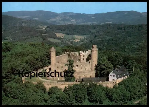 ÄLTERE POSTKARTE BENSHEIM AUERBACH BURGRUINE AUERBACHER SCHLOSS Burg castle chateau Ruine Ansichtskarte AK postcard cpa