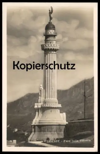 ALTE POSTKARTE TRIESTE FARO DELLA VITTORIA Triest Leuchtturm lighthouse phare Ansichtskarte postcard cpa cartolina AK