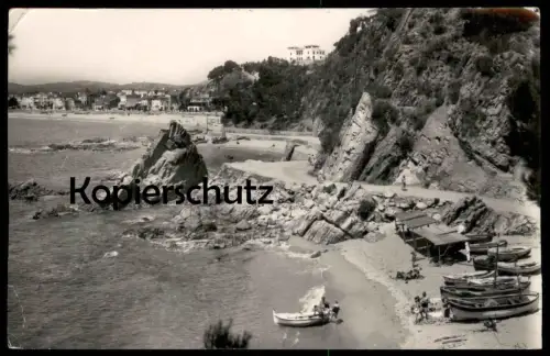 ÄLTERE POSTKARTE LLORET DE MAR 1956 FISCHERBOOTE COSTA BRAVA LA GALETA Catalogne Cataluna Ansichtskarte cpa AK postcard