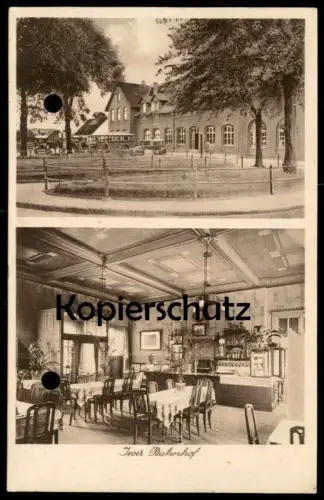 ALTE POSTKARTE JEVER BAHNHOF 1932 INNENEINRICHTUNG BAHNHOFSGASTSTÄTTE THEKE Ansichtskarte AK postcard cpa