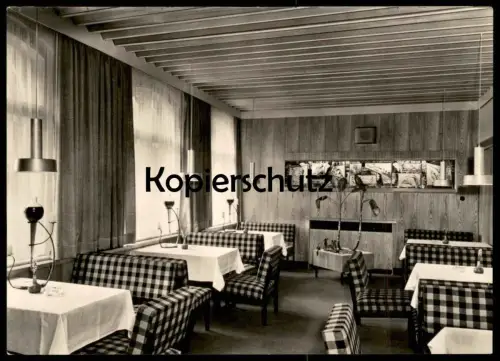 ÄLTERE POSTKARTE ZWICKAU HO-HOTEL WAGNER WEINRESTAURANT RESTAURANT INNENEINRICHTUNG AKT KUNST Ansichtskarte cpa postcard