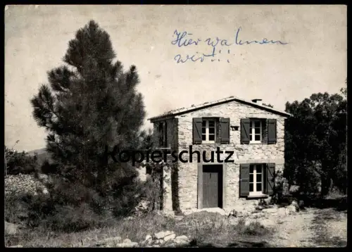 ÄLTERE POSTKARTE LA VIGNE QUARTIER DU DÉFEND LA GARDE FREINET VAR cpa postcard AK Ansichtskarte