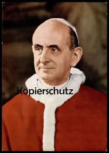 ÄLTERE POSTKARTE PAPST PAULUS PAUL VI. Papa Paolo pape pope Vatikan Rom Vatikanstadt Religion postcard Ansichtskarte AK