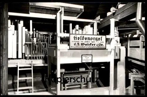 ÄLTERE POSTKARTE HELDENORGEL 1931 KUFSTEIN WALCKER ORGEL LUDWIGSBURG KABELWERKE MANNHEIM ORGUE organ Ansichtskarte
