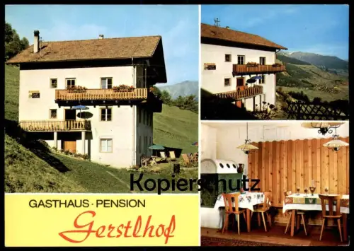 ÄLTERE POSTKARTE BURGEIS GERSTLHOF AMBERG SÜDTIROL Ansichtskarte postcard cpa AK