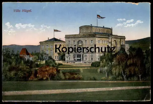 ALTE POSTKARTE ESSEN VILLA HÜGEL Krupp Ansichtskarte postcard cpa AK