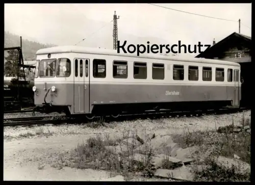 ÄLTERE POSTKARTE ZILLERTALBAHN TYROL TRIEBWAGEN VT72 BJ 1954 Eisenbahn Chemin de fer Railway Eisenbahn Lokomotive Lok