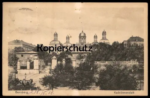ALTE POSTKARTE BENSBERG KADETTENANSTALT Schloss chateau castle Bergisch Gladbach Ansichtskarte postcard cpa AK