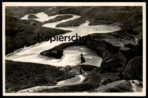 ÄLTERE POSTKARTE HOTEL SEEHOF RESTAURANT URFTTALSPERRE SPERRMAUER SCHLEIDEN Talsperre dam barrage Ansichtskarte postcard