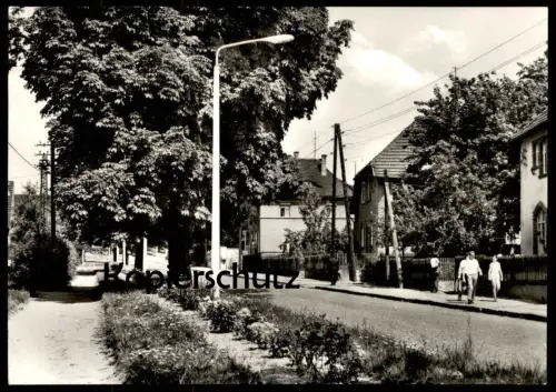ÄLTERE POSTKARTE ROSSLEBEN KR. ARTERN ZIEGELRODAER STRASSE cpa AK Ansichtskarte postcard