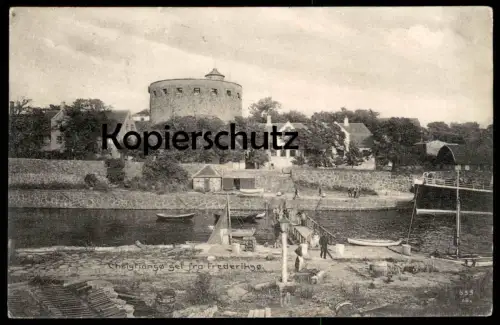 ALTE POSTKARTE CHRISTIANSO SET FRA FREDERIKSO Christiansø Frederiksø Danmark Denmark Dänemark Ansichtskarte postcard AK