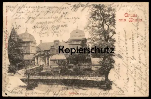ALTE POSTKARTE GRUSS AUS AHAUS SCHLOSS Burg chateau castle Ansichtskarte AK postcard cpa