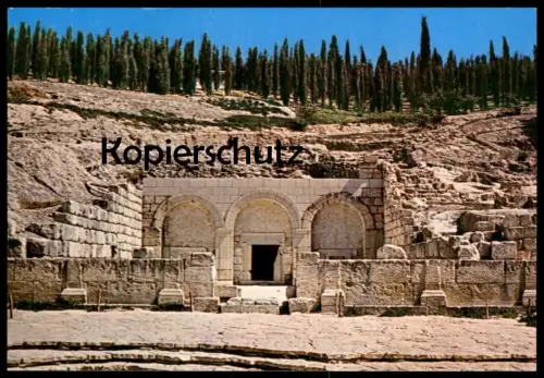 ÄLTERE POSTKARTE ISRAEL BETH SHEARIM CATACOMBS Kiryat Beth Sche'Arim Ansichtskarte cpa postcard AK