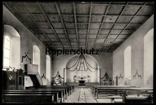 ALTE POSTKARTE FERSCHWEILER KATHOLISCHE PFARRKIRCHE KIRCHE BEI BITBURG SÜDEIFEL Eifel Ansichtskarte AK postcard cpa