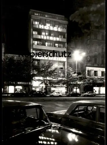 ÄLTERE POSTKARTE PRAHA HOTEL TATRAN Vaclavske namesti old cars Autos Prag Prague cpa AK Ansichtskarte postcard