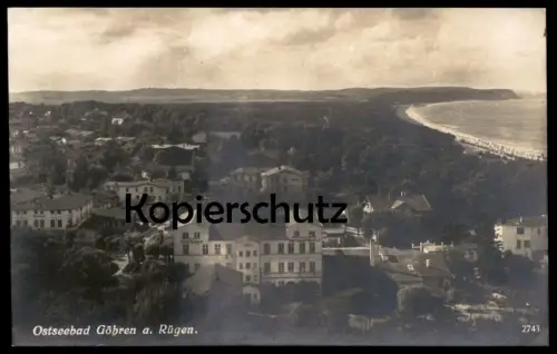 ALTE POSTKARTE OSTSEEBAD GÖHREN RÜGEN KURHAUS STRAND-HOTEL Strand beach plage cpa AK Ansichtskarte postcard