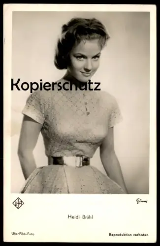 ALTE POSTKARTE HEIDI BRÜHL UFA FILM-SCHAUSPIELERIN Grimm Actress actor acteur Universum Verlag postcard cpa AK